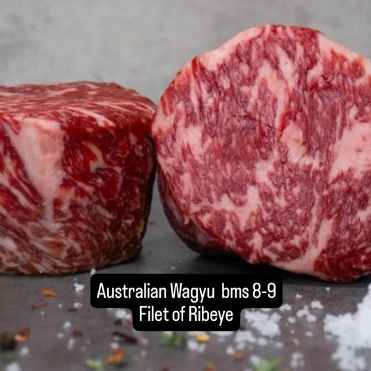 Australian Wagyu BMS9 "Filet of Ribeye" 8oz. $50ea.