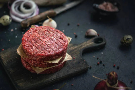 Pub Burgers 1/3lb. triple blend $4.50 ea.