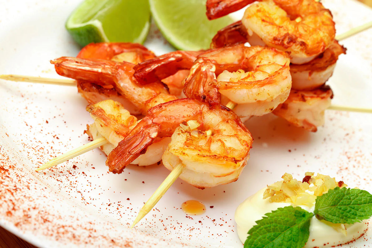U10 Colossal Sea Scallops-DRY (20) & Wild Caught Argentina Shrimp (2lbs) Seafood Bundle!
